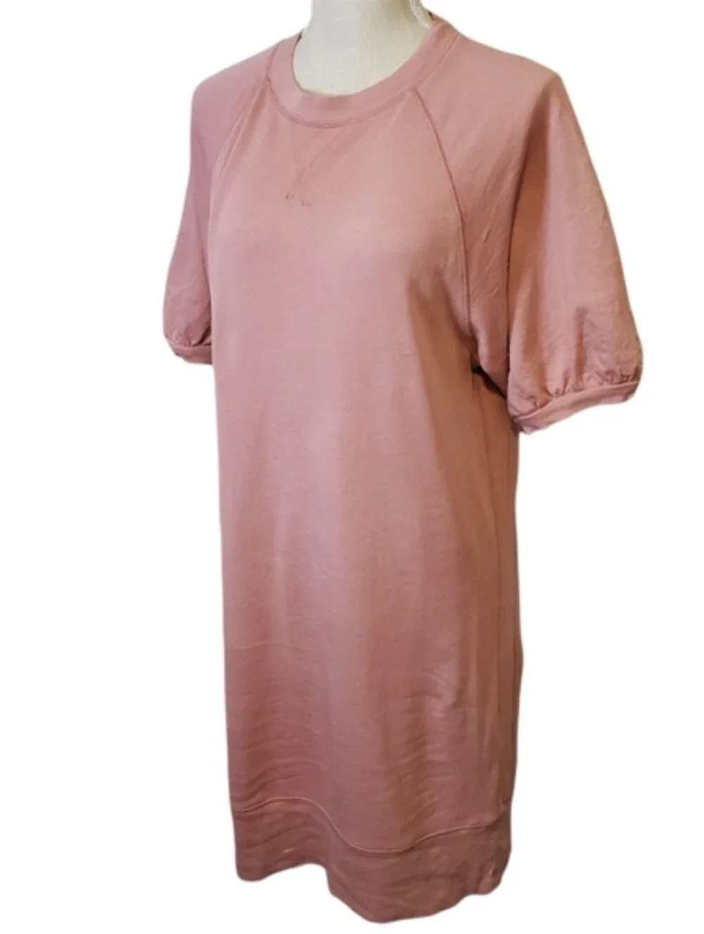 J. CREW Women's Blush Pink Cotton Oversized Sweater Dress Size S